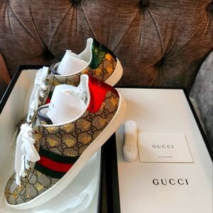 Gucci GG Supreme Sherryline Shoes 37 1/2